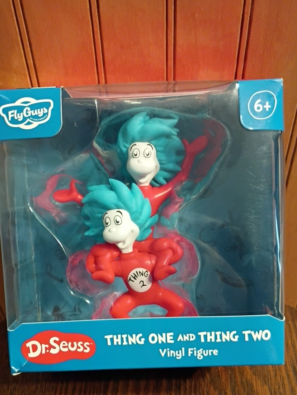 Dr. Seuss Thing Two Vinyl Figure - Red Body with Blue Hair